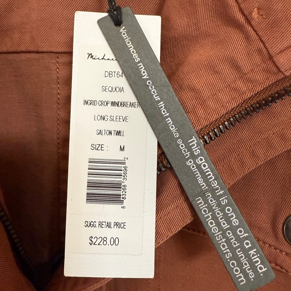 Michael Stars Terracotta Utility Jacket - Picture 7 of 8